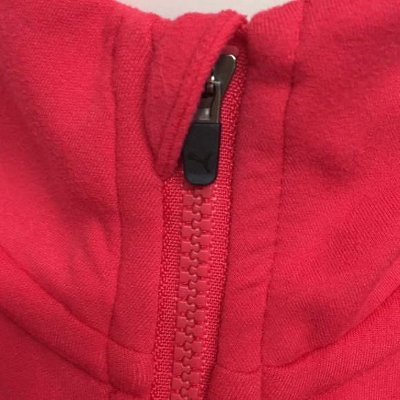Puma Salmon Red Jacket Size Small - Picture 11 of 14